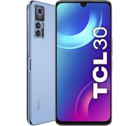 TCL 30+ - Smartphone de 6.66" FHD+ AMOLED con NXTVISION (MediaTek Helio G37, 4GB/128GB Ampliable MicroSD, Dual SIM, Cámaras 50MP+2MP+2MP, Batería 5000mAh, Android 12) Azul