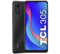 TCL 305i - Smartphone de 6.52" HD+ con NXTVISION (MediaTek MT6739V, 2GB/64GB Ampliable MicroSD, Dual SIM, Cámaras 13MP+5MP, Batería 4000mAh, Android 11 Go Ed.) Negro