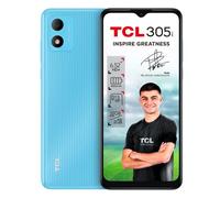 TCL 305i - Smartphone de 6.52" HD+ con NXTVISION (MediaTek MT6739V, 2GB/32GB Ampliable MicroSD, Dual SIM, Cámaras 13MP+5MP, Batería 4000mAh, Android 11 Go Ed.) Azul