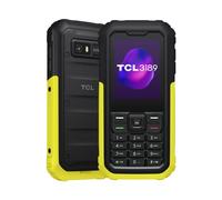 TCL 3189 - Teléfono móvil Rugged Phone 4G, impermeable y resistente a los golpes IP68, 17 días de autonomía, botón SOS, llamadas en HD, linterna LED, Dual SIM, Illuminating Yellow [Italia]
