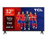 TCL 32SF540-32" FHD Smart TV - HDR & HLG-Dolby Audio-DTS Virtual X-Bezel-Less-Dual-Band WiFi 5 - con Fire OS 7 System - Frente de metal oscuro cepillado