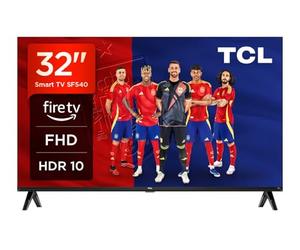 TCL 32SF540 - Téléviseur Intelligent 32 Pouces FHD - HDR & HLG-Dolby Audio-DTS Virtual X/DTS-HD-Metal Bezel-Less-Dual-Band WiFi 5-Avec système Fire OS 7