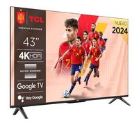 TCL P61 43P61B Televisor 109,2 cm (43") 4K Ultra HD Smart TV Wifi Titanio