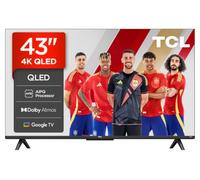 Televisor QLED 43T69C 4K UHD 3840x2160 HDR10 Android TV 3xHDMI 2.1 Wifi TCL (109 cm)