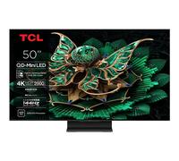 TCL 50C7K - Televisor de alta definición, QLED, Wi-Fi, HDR10+, HDR10, HLG, Dolby Vision, Netflix, YouTube, Prime Video, Apple TV+, Wi-Fi, Bluetooth