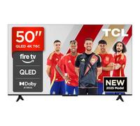 TCL 50T6C, 50" QLED 4K HDR TV, Fire TV (Smart TV with Dolby Vision & Atmos, HDR10+, Press & Ask Alexa) [Clase de eficiencia energética F]