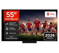 TCL TV 55C8L 55" SQD-Mini LED, 4K HDR 3000 nits, 1008 Zonas de atenuación, Google TV, 144 Hz, Dolby Vision & Atmos, Audio by Bang & Olufsen