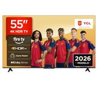 TCL 55V6D 55” 4K HDR, Fire TV, HDR10+, Dolby Atmos, DTS:X, Game Master, Motion Clarity, AirPlay 2, Presiona y Pregunta a Alexa
