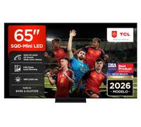 TCL 65C7L 65 Pulgadas SQD-Mini LED 4K HDR10+ Smart TV, 3.000 Nits | 1.152 Zonas de Atenuación, Dolby Vision IQ & Atmos, Audio by Bang & Olufsen, Game Master, 144Hz VRR, Apple AirPlay 2