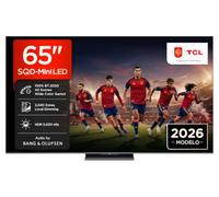 TCL TV 65C8L 65" SQD-Mini LED, 4K HDR 5000 nits, 2040 Zonas de atenuación, Google TV, 144 Hz, Dolby Vision & Atmos, Audio by Bang & Olufsen