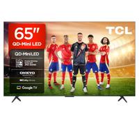TCL 65Q6C 65 Pulgadas QD-Mini LED 4K HDR10+ Smart TV, Google TV | Dolby Vision IQ & Atmos, 144Hz Motion Clarity Pro, Game Master, Sonido Onkyo 2.1, Apple AirPlay 2