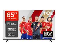 TCL 65V6C, 65'' 4K UHD Smart TV, Direct LED Powered by Google TV (Dolby Audio, Motion Clarity, Compatible with Google Assistant & Alexa)