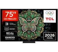TCL 75C6K Pro - Smart TV 75 pulgadas 4K DVB-T2 H.264, H.265 negro Clase energética E