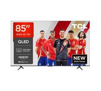 TCL 85T69C Televisor 85 Pulgadas QLED 4K Smart TV, Game Master 120Hz, Dolby Vision y Atmos, VRR y ALLM, HDMI 2.1, Google TV, Motion Clarity, Alexa y Google Assistant