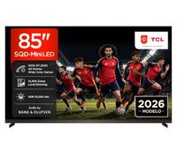 TCL 85X11L Televisor 85 Pulgadas SQD-Mini LED 4K Smart TV, HDR 10000 nits, 14400 Local Dimming, 144Hz Game Accelerator 288Hz FHD, Bang & Olufsen, Dolby Vision IQ, Procesador TSR AiPQ, Google TV