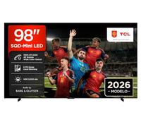 TCL 98C7L Televisor 98 Pulgadas SQD-Mini LED 4K Smart TV, 2600 nits HDR Premium, 144Hz Motion Clarity Pro, Game Master Pro, ZeroBorder, Google TV