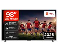 TCL 98C8L Televisor 98 Pulgadas SQD-Mini LED 4K Smart TV, HDR 6000 nits, 4032 Local Dimming, 144Hz Motion Clarity Pro, Bang & Olufsen, Dolby Vision IQ & Atmos, Game Master, Google TV, Apple AirPlay 2