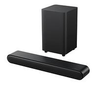 TCL Barra de Sonido de 2.1 Canales con subwoofer inalámbrico (Modelo S4210, Modelo 2023), Dolby Audio, DTS Virtual: X, Bluetooth, Entrada de Asistente de Voz, Montaje en Pared y Cable HDMI incluidos,