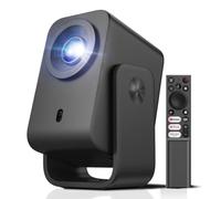 T 1 Proyector Portatil 4K Compatible, [GoogleTV/Netflix Intégrées] Mini Proyector Full HD, Auto Focus y 6D Keystone, Dolby 8W, WiFi, Bluetooth, Ajustable a 285° para Cine en Casa, Habitacion