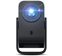 T 1 Proyector Portatil 4K Compatible, [GoogleTV/Netflix/Disney Intégrées] Mini Proyector Full HD, Auto Focus y Keystone, Dolby 8W, WiFi, Bluetooth, Ajustable a 285° para Cine en Casa, Habitacion