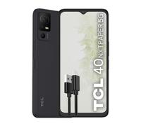 TCL Mobile 40NXTPAPER 5G Smartphone 5G Pantalla 6.6 HDplus90Hz, 256GB, 12GB RAM, Triple Cámara de 50MP, Android 13, Batería 5010mAh, Starlight Black, USB Type-C Aditivo