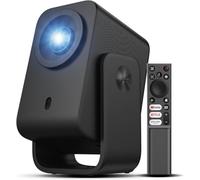 TCL Proyector inteligente C1 4K, compatible con Google TV, WiFi y Bluetooth, enfoque automático/Keystone, 1080P HDR10, Dolby Audio, rotación de 285° mini proyector LCD para dormitorio/cine en casa