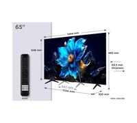TCL P7K 65P7K Televisor 165,1 cm (65") 4K Ultra HD Smart TV Wifi Metálico 450 cd / m²