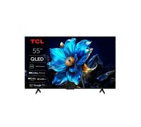 TCL 55T69C 55” QLED, Direct LED TV, 4K HDR, Smart TV Powered by Google TV (Dolby Vision & Atmos, Game Master, Motion Clarity, Compatible with Google Assistant & Alexa)