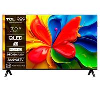 Televisor TCL QLED S4K 32" Google TV HDR10 Dolby Audio WiFi Bluetooth VA Sin Bisel