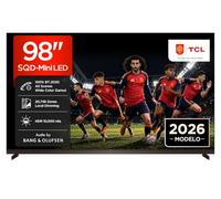 TCL TV 98X11L 98” SQD-Mini LED, 4K HDR 10000 nits y 20736 Zonas de atenuación. Smart TV con tecnología Google TV (Dolby Vision IQ y Atmos, Audio by Bang & Olufsen, Motion Clarity Pro de 144 Hz)