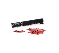 TCM FX Cañón eléctrico lanzador de confeti, 50 cm, rojo metalizado