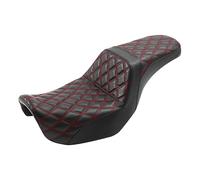 TCMT Asiento de conductor y pasajero apto para Dyna Super Glide Street Bob Wide Glide Fat Bob Low Rider Switchback 2006-2017