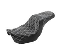TCMT Asiento de conductor y pasajero apto para Dyna Super Glide Street Bob Wide Glide Fat Bob Low Rider Switchback 2006-2017