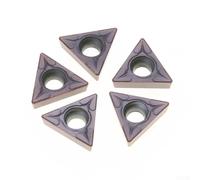 TCMT110204 / TCMT731 Insertos de carburo indexables para torneado y taladrado de torno - Juego de 10 piezas, estándar ISO, apto para acero, hierro fundido y acero inoxidable St