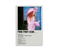 TCNDFZ Chappell Roan Pink Pony Club Art Painting Decor Classic Canvas Wall Art Prints Poster Decor Picture Living Room Wall Decor 20 x 30 cm (20 x 30 cm) sin marco