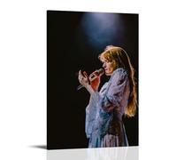 TCNDFZ Florence and the Machine Art Painting Decoration Classic Canvas Wall Art Prints Poster Decor Picture Living Room Wall Decor 20x30 cm (20 x 30 cm) estilo marco