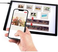 TCNEWCL Escáner de Negativos y Diapositivas LED, Visor Portátil Ultradelgado 30 x 21 cm para Digitalizador de Fotos
