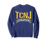 TCNJ The College of New Jersey Lions Text Logo Sudadera