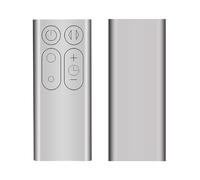 TCNOUMT Adecuado para el control remoto del ventilador de torre Dyson, compatible con Dyson TP00 TP01 AM11 Pure Cool Tower Purifier Fan, plateado, material no metálico