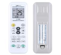 TCNOUMT El control remoto universal está disponible para la mayoría de los modelos Universal 1000 en 1 K-1028E Aire acondicionado Control remoto inalámbrico Digital LCD