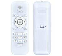 TCNOUMT Mando a distancia de repuesto compatible con KLlM Boombox B4 Radio Reproductor de CD Sistema de audio portátil KBB43, blanco (por favor, asegúrese de que su antiguo mando a distancia coincida