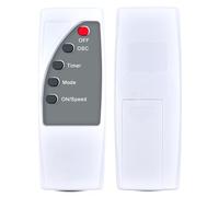 TCNOUMT Mando a distancia de repuesto compatible con ventilador de pared Comfort Zone de 16 pulgadas / ventilador de pared Duronic FN55
