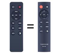 TCNOUMT Mando a distancia RC-13A de repuesto para amplificador de potencia de audio Topping MX3, MX3s