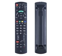 TCNOUMT N2QAYB000753 Mando a Distancia Reemplazo Compatible con Panasonic Viera TV TX-L32E5Y TX-L32E5B TX-L32E5E TX-L32E30E TX-L32E31B TX-L32D25E TX-L32D25BA TX-L32D28EP TX-L32D28EP D28ES No Requiere