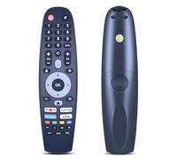 TCNOUMT Nuevo Mando a Distancia Compatible para Inves caixun CX-616-G, Fu Digiclass Kodak Impex Star X Smart TV, Negro