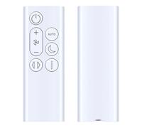 TCNOUMT Ventilador limpiador mando a distancia de repuesto adecuado para purificador de aire Dyson Cool Gen1 TP10, color blanco