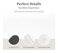 Tcoay Alfombra Antideslizante y Absorbente para baño, con diseño de Perro Salchicha.