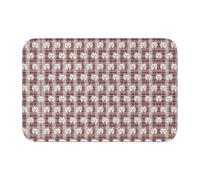 Tcoay Alfombra Antideslizante y Absorbente para baño, tapete de Entrada, Todos mis Mejores Amigos Son Westies