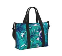 Tcoay Bolso de playa con diseño de palmeras tropicales para mujer: bolsos de hombro reutilizables para viaje.