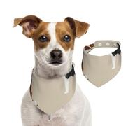 Tcoay Border Collie Mixto Raza de Perro Básica Border,Pañuelo con Babero para Mascotas, pañuelo para Perros y Gatos, Babero de Toalla, Bufanda Ajustable para Mascotas,S